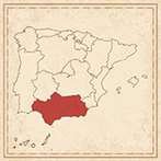 Map Andalucia